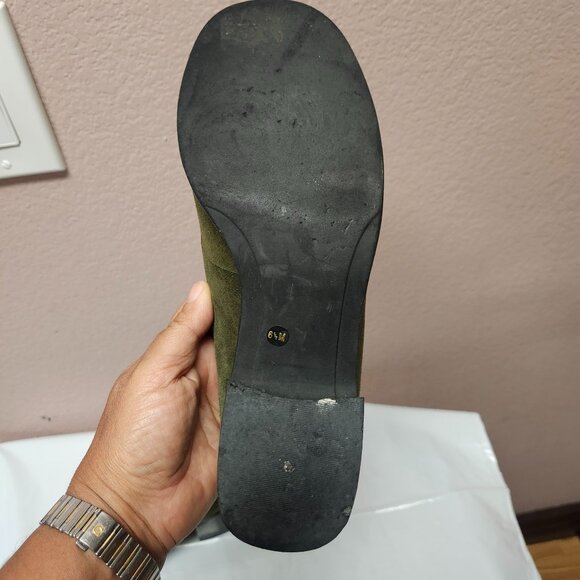 Enzo Angiolini green suede heels- Size 6.5 - Picture 4 of 7